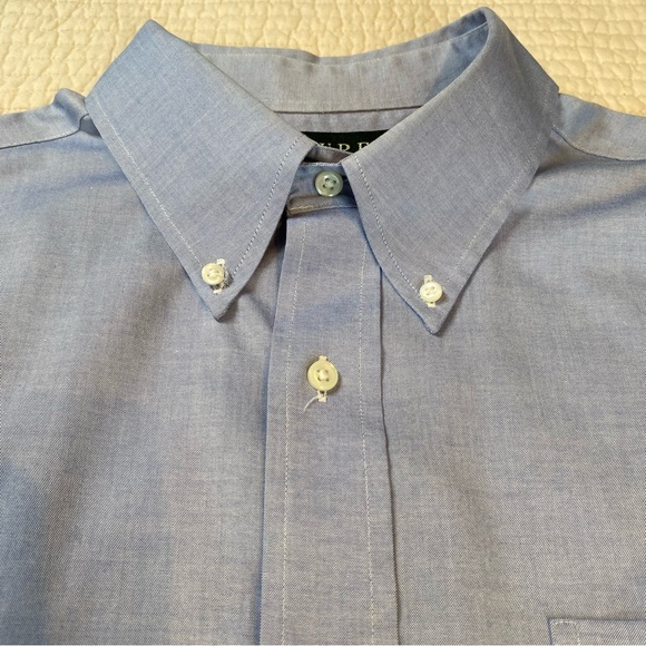 Lauren Ralph Lauren Button Down Shirt Size XL Light Blue Long Sleeve Non Iron - Picture 10 of 14